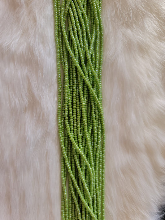 Czech Beads - 11/0 - Lustre Opaque Light Green