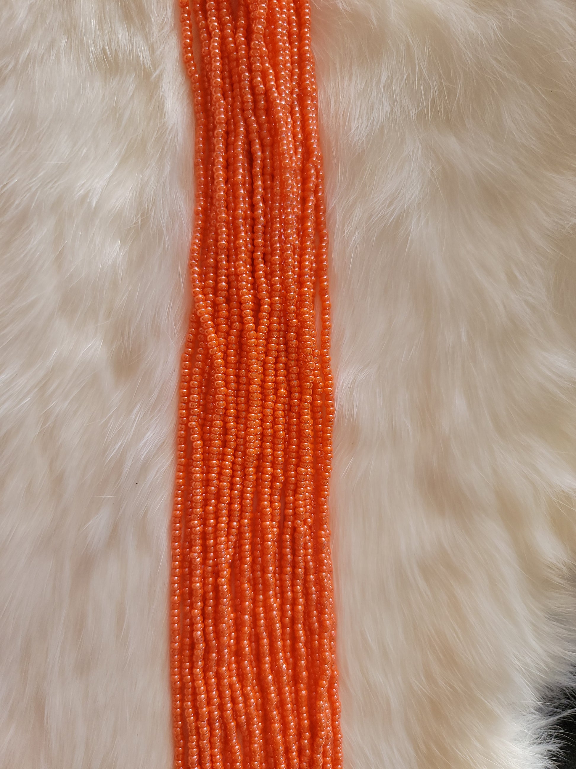 Czech Beads - 11/0 - Lustre Opaque Orange