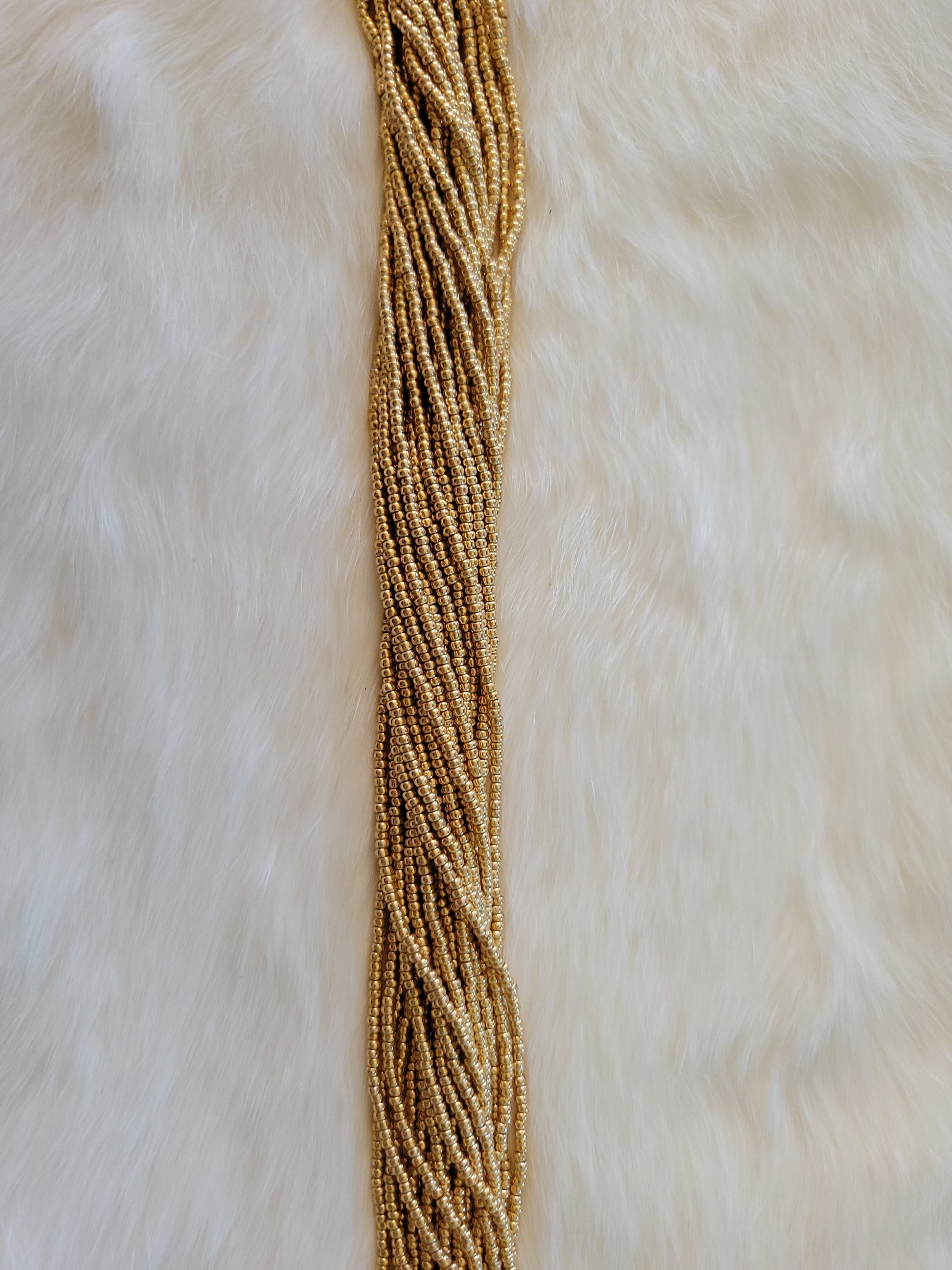 Czech Beads - 11/0 - Metallic Gold