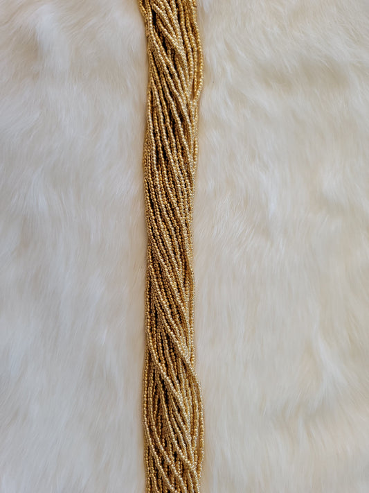 Czech Beads - 11/0 - Metallic Gold