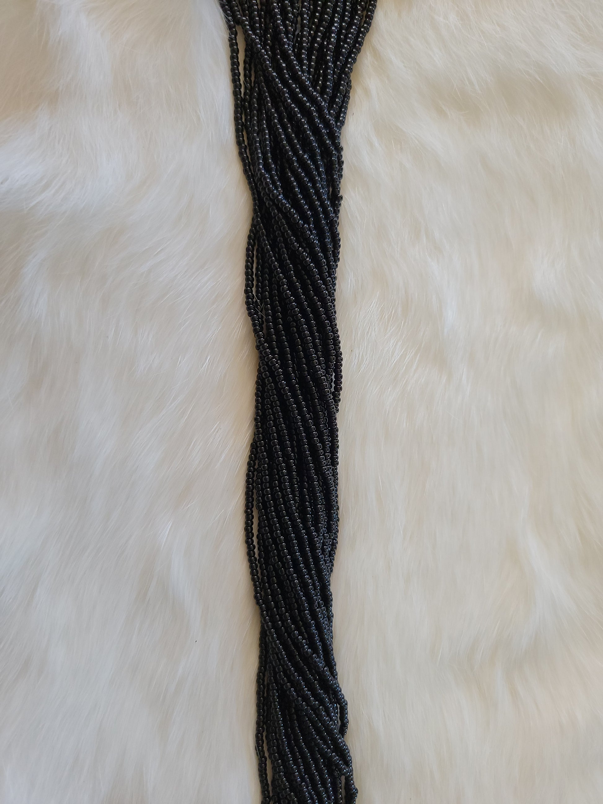 Czech Beads - 11/0 - Opaque Black