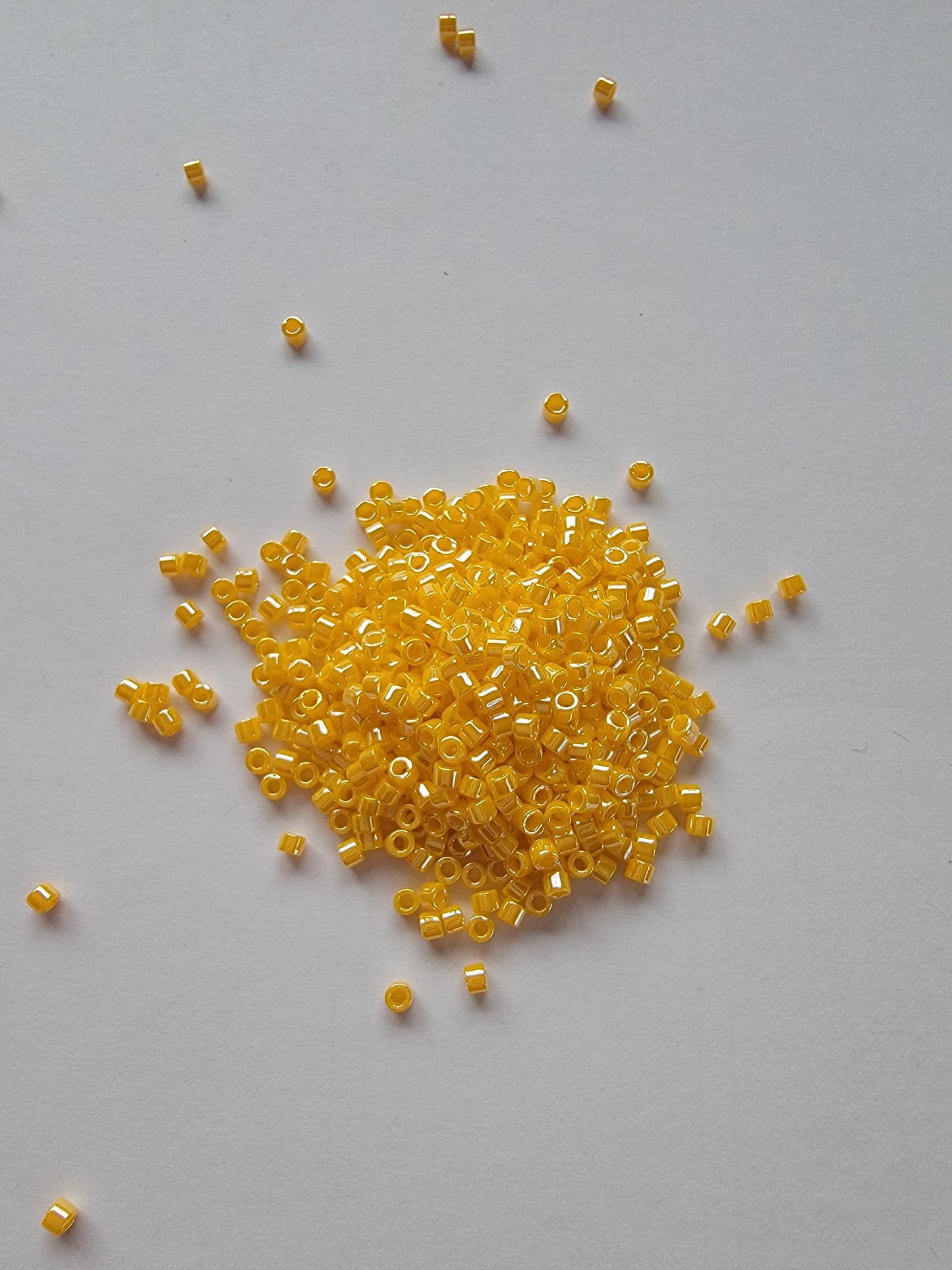 Delicas - Size 11/0 - Opaque Canary Lustre