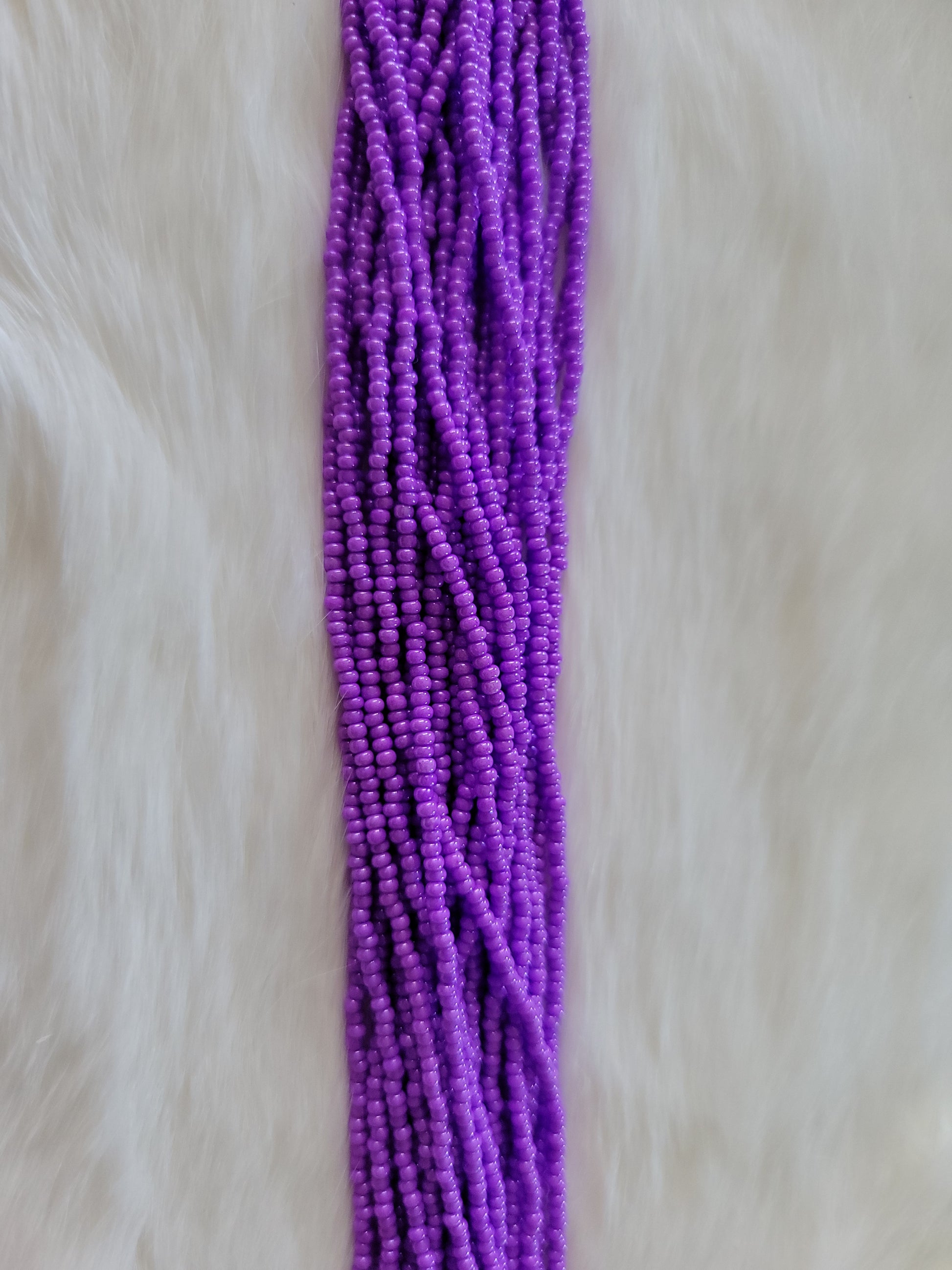 Czech Beads - 11/0 - Opaque Dyed Chalk Purple