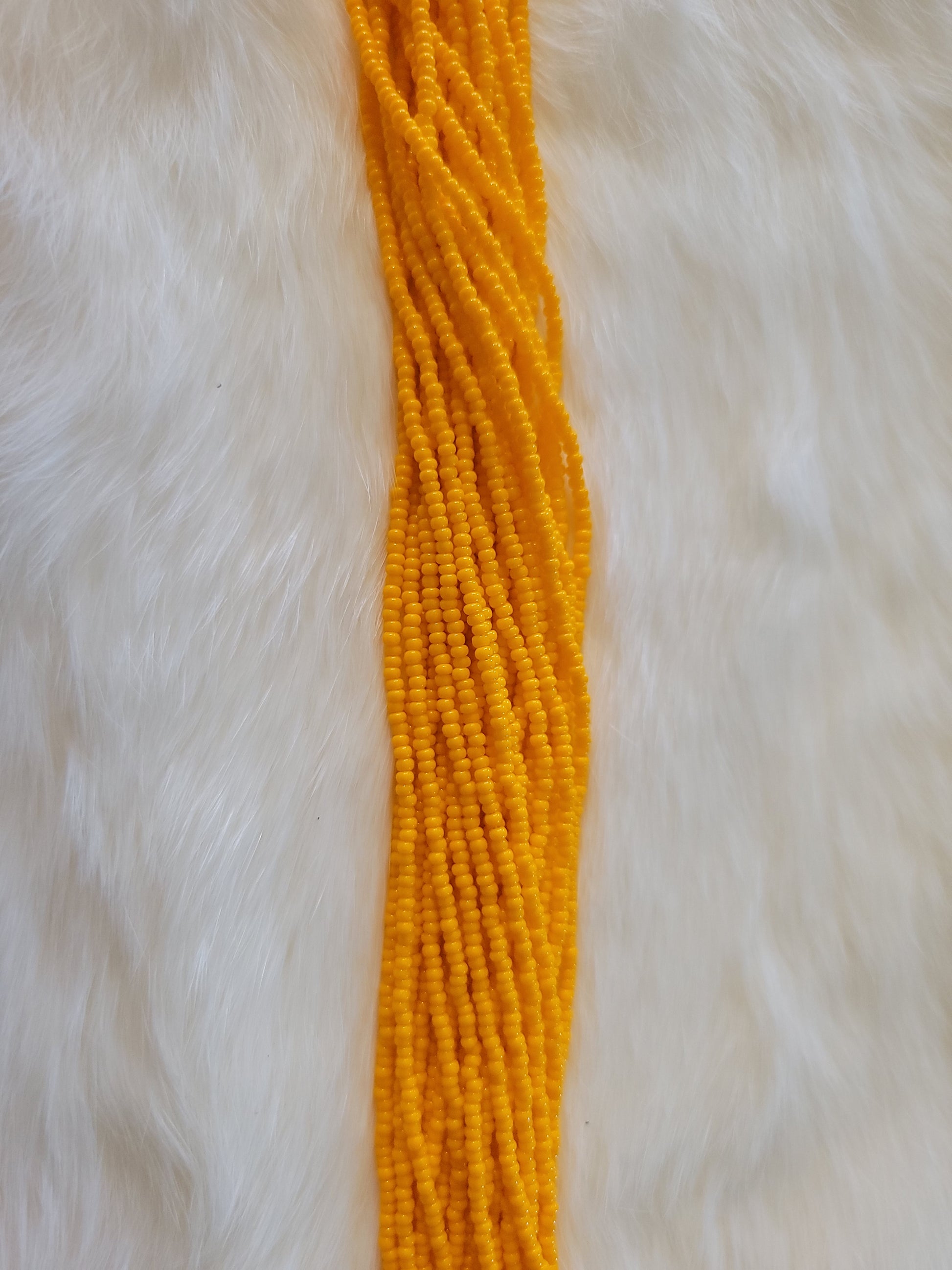 Czech Beads - 11/0 - Opaque Light Orange