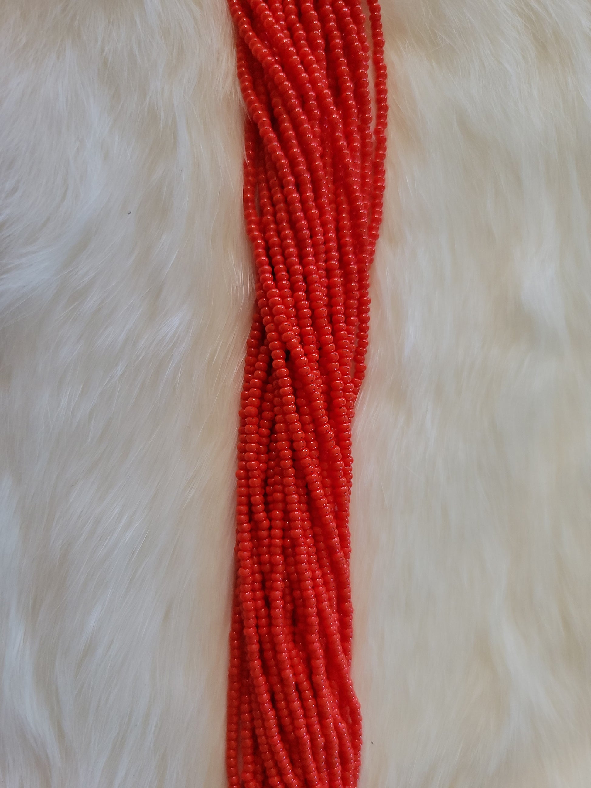 Czech Beads - 11/0 - Opaque Light Red