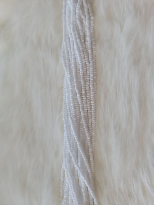 Czech Beads - 11/0 - Opaque Matte White