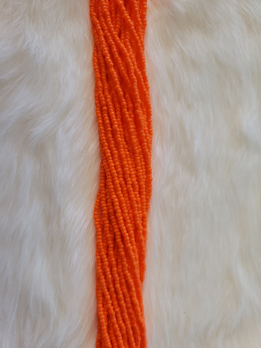 Czech Beads - 11/0 - Opaque Orange