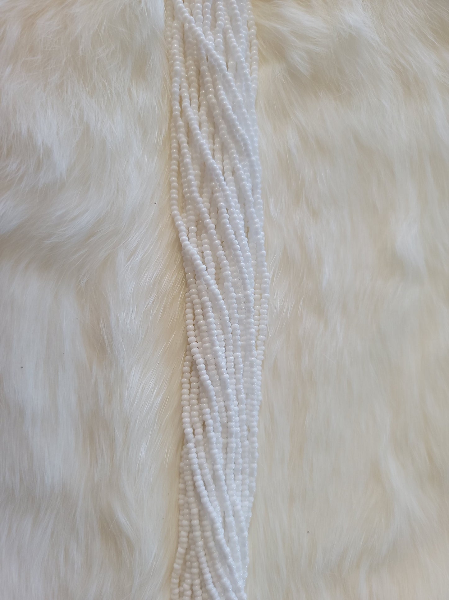 Czech Beads - 11/0 - Opaque White