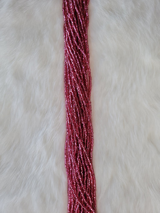 Czech Beads - 11/0 - Silverlined Dyed Rose