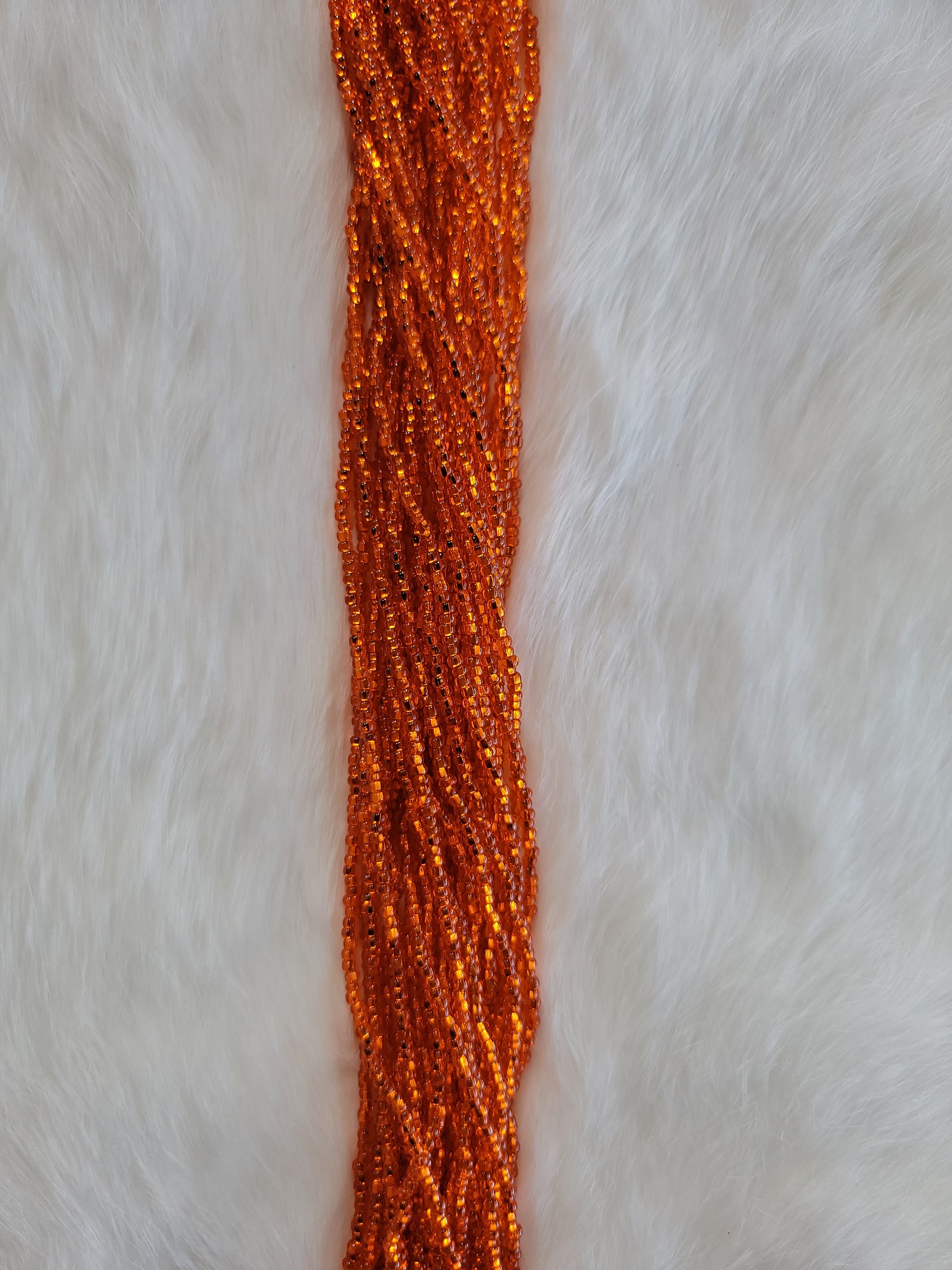 Czech Beads - 11/0 - Silverlined Orange
