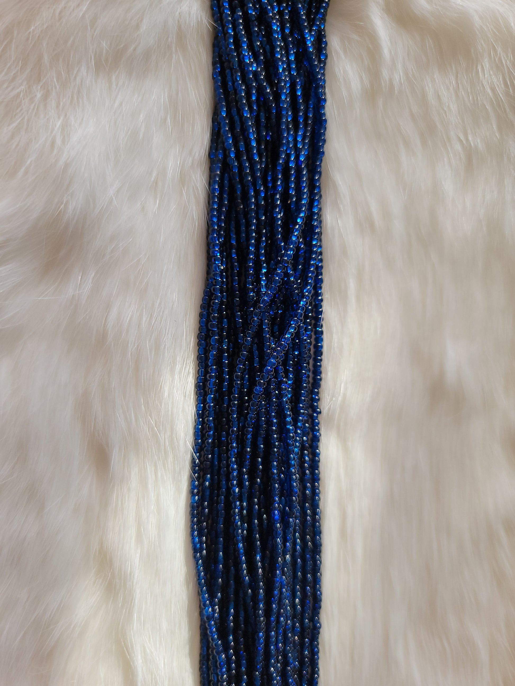 Czech Beads - 11/0 - Silverlined Montana Blue