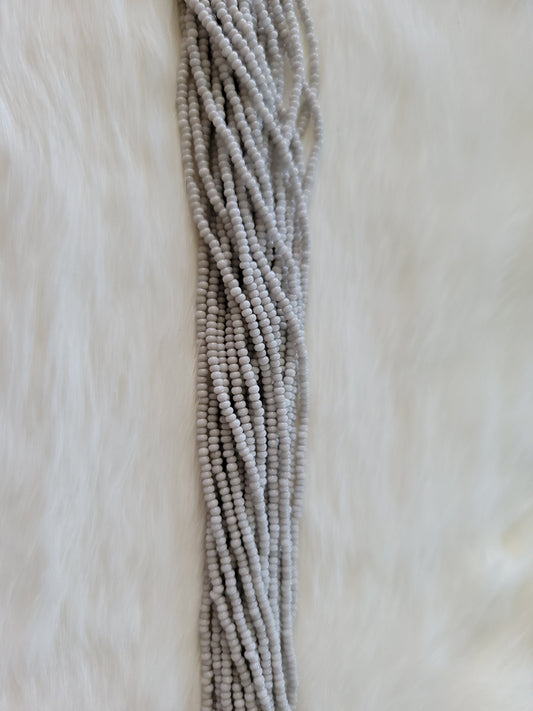 Czech Beads - 11/0 - Solgel Chalk Grey