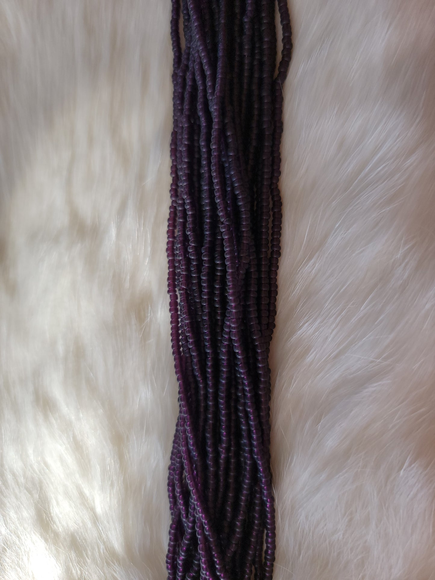 Czech Beads - 11/0 - Transparent Matte Dark Amethyst