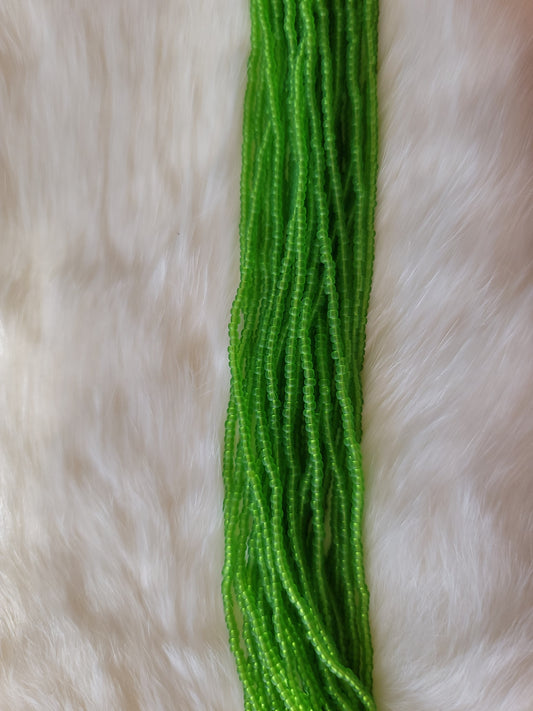 Czech Beads - 11/0 - Transparent Matte Green