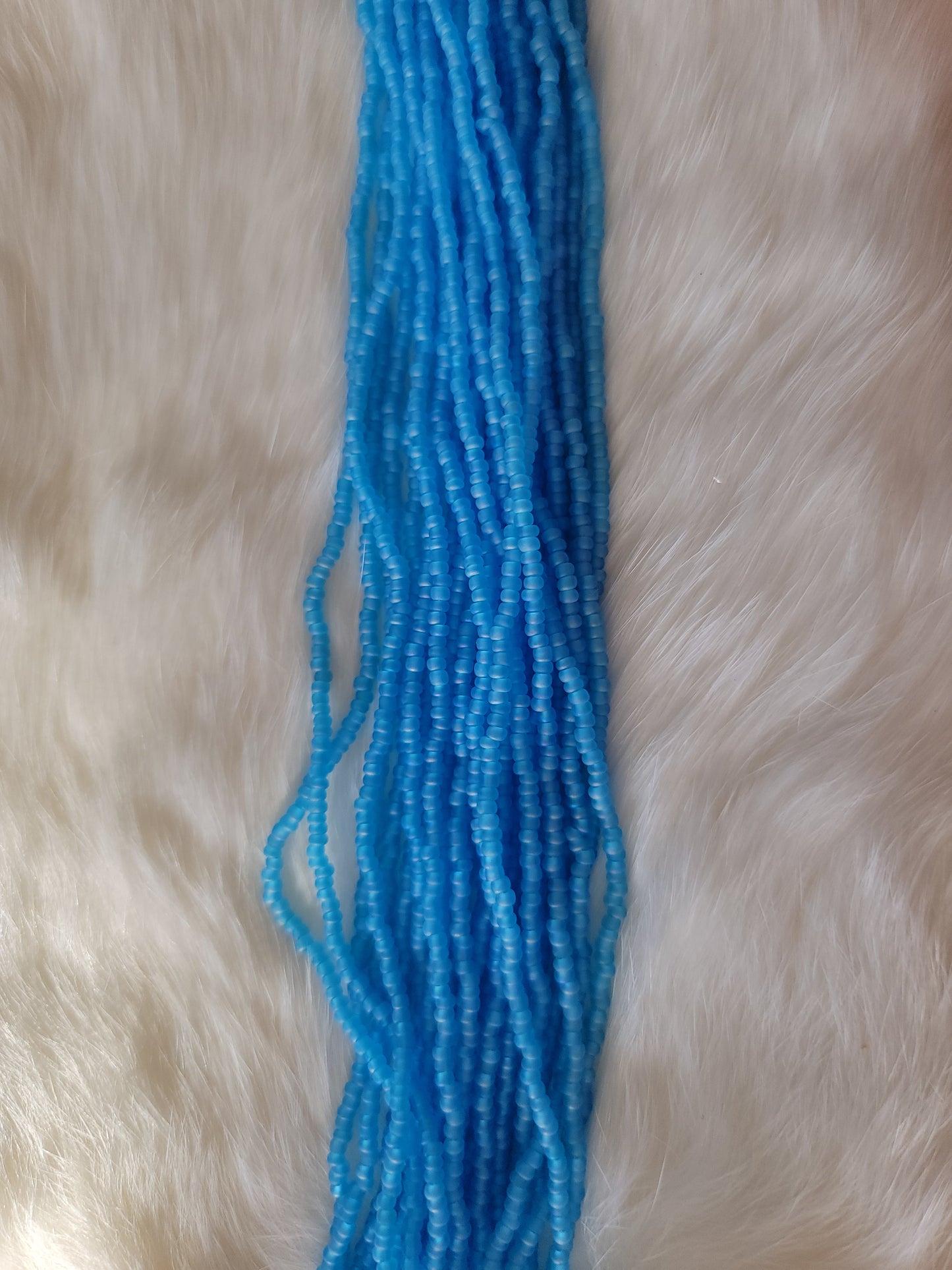 Czech Beads - 11/0 - Transparent Matte Light Aqua AB