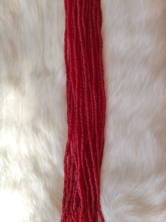 Czech Beads - 11/0 - Transparent Matte Red