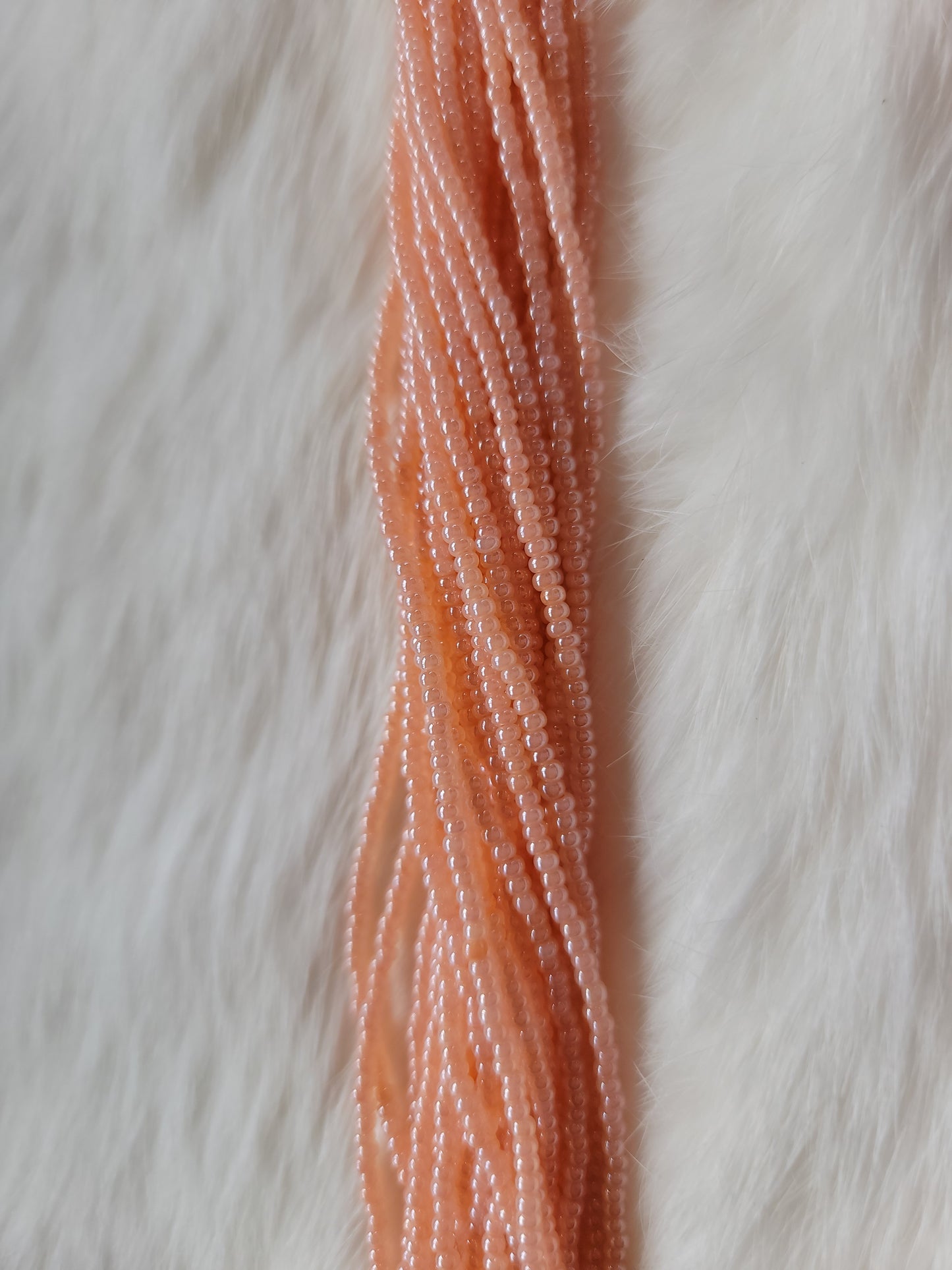 Czech Beads - 11/0 - Pearlized Ceylon Orange